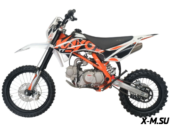 Питбайк KAYO BASIC K125EA 17/14 KRZ (п/автомат, эл. стартер 2024 г.)