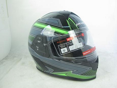 Шлем (интеграл) MI 167 RoboSky Green MICHIRU