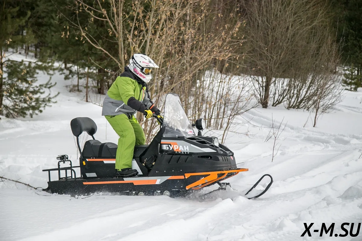 Снегоход Русская механика РМ БУРАН ЛИДЕР АДЕ