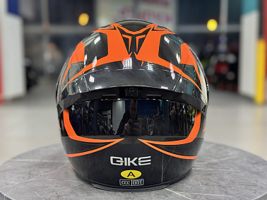 Шлем интеграл HETOSHI XD1-89 цв. Черно-оранжевый р.S