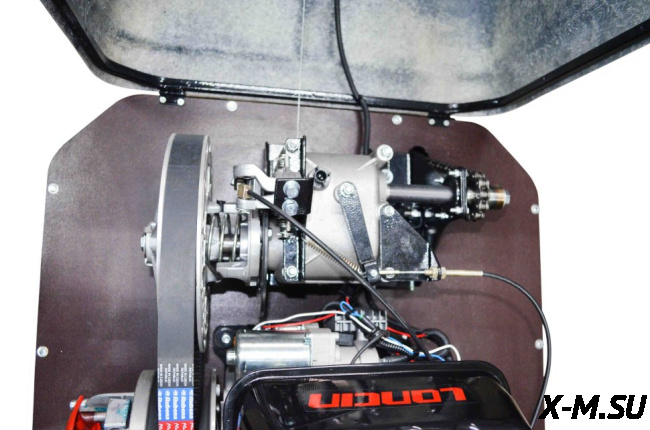 Реверс - редуктор КОЙРА (задний ход). Для буксировщиков с двухопорной станиной вариатора "САФАРИ"