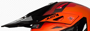 Козырек для шлема JUST1 J39 REACTOR Hi-Vis оранжевый/черный