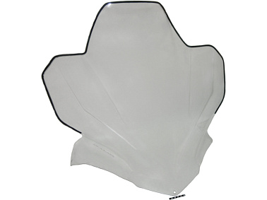 Стекло ветровое для снегохода STELS S800 Росомаха (высота 66см, толщина 3мм, ПЭТг)