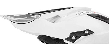 Козырек для шлема JUST1 J38 SOLID белый глянцевый