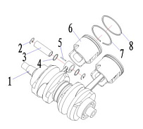 Поршневая 2-Х ТАКТНОГО ПЛМ PARSUN T40BM