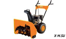 Снегоуборщик GаrdenPro 6,5 лс, KCD24, руч+элект старт, 6+2, LONCIN H200 (196), 610 мм, колеса 13"