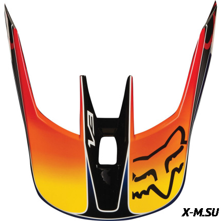 Козырек к шлему Fox V3 Helmet Visor Kustm Multi