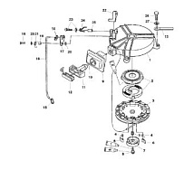Ручной стартер 4-Х ТАКТНОГО ПЛМ MERCURY 6 Серийный номер от 0P401000 и выше