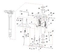 Кронштейн 2-Х ТАКТНОГО ПЛМ PARSUN T40BM