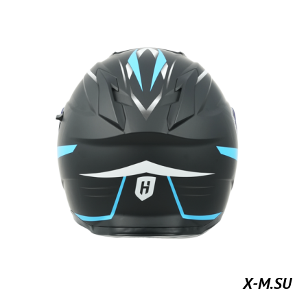 Шлем модуляр HETOSHI FF935 Shogun цв.Черно-сине-белый  р.L