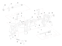 ЗАЖИМНЫЕ ЧАСТИ 4-Х ТАКТНОГО ПЛМ HIDEA HDF9.9