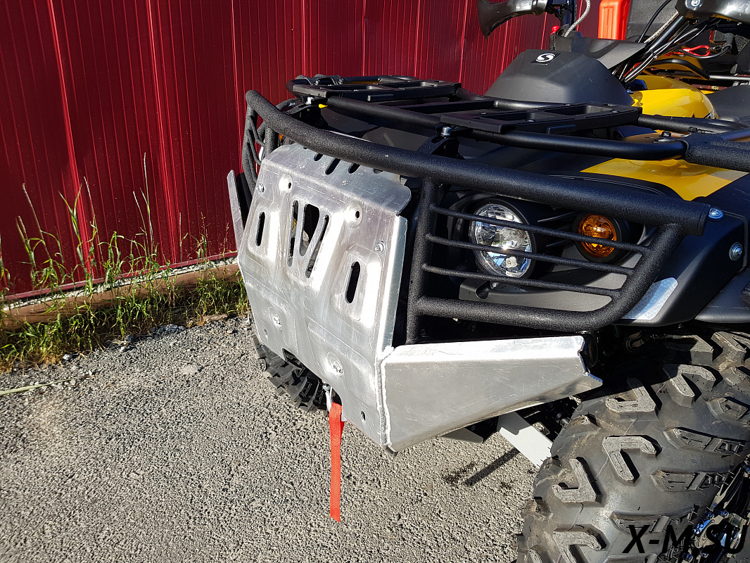 Защита бампера и радиатора Stels ATV 600 Leopard (с кенгурином)