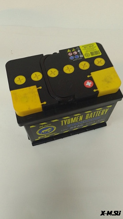 Аккумуляторная батарея 6СТ-55 Тюмень 242*175*190 500А (О/П)